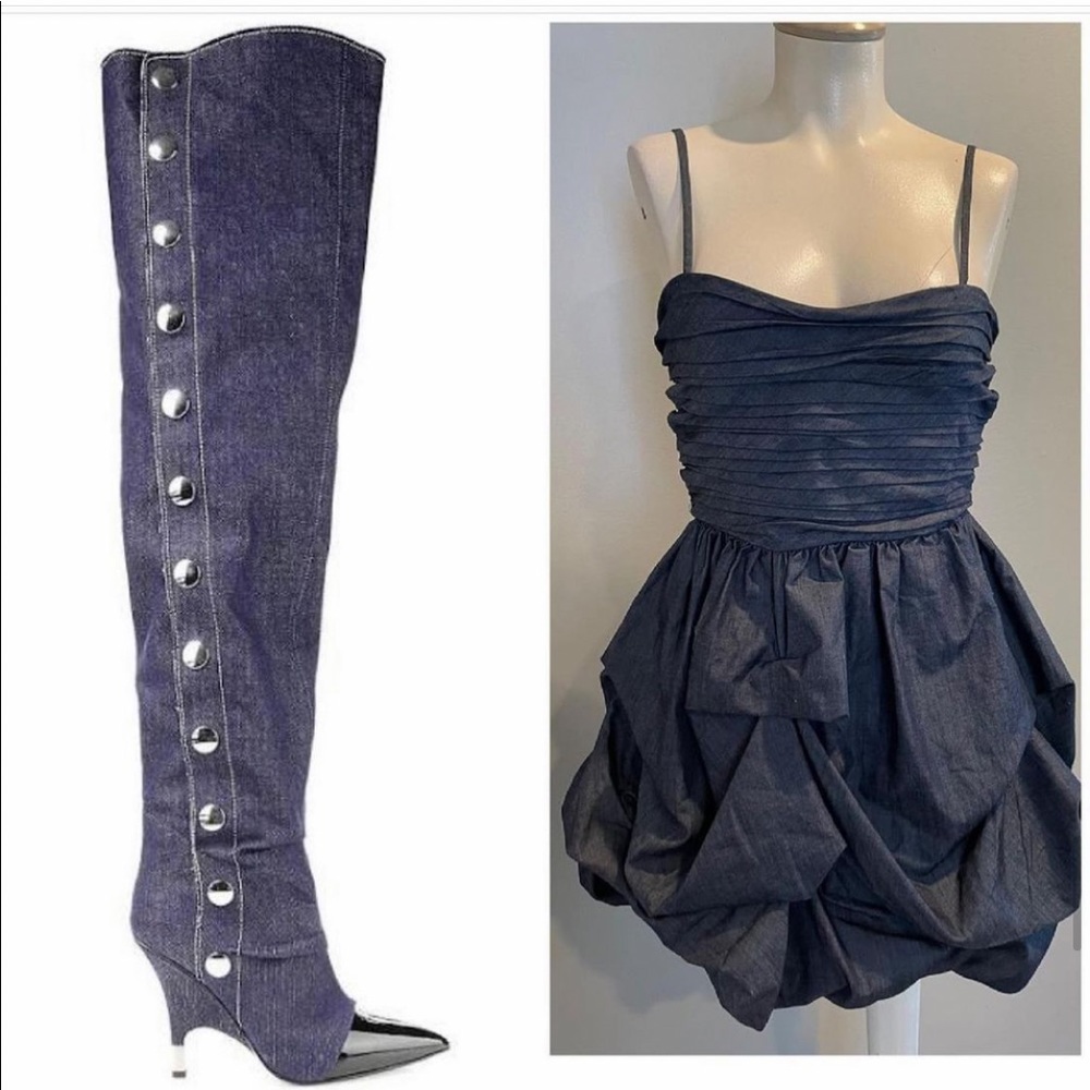 ADORABLE ARK & CO DENIM DRESS